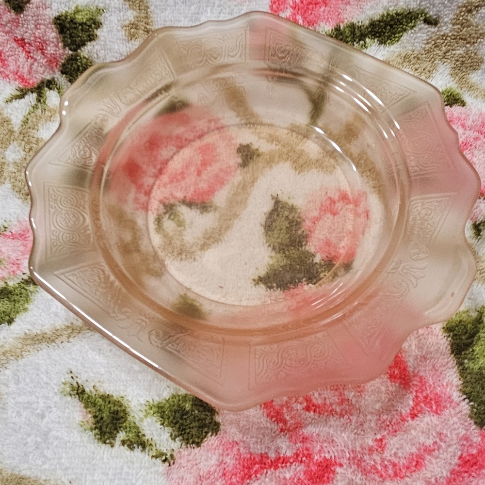 Vintage Pink Depression Glass